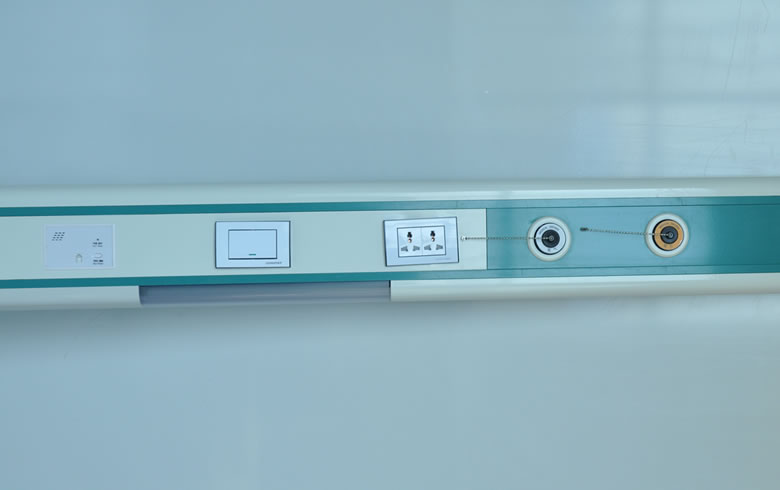 病房墻上集中供氧